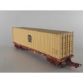 SARM : South African MSC Container Wagon (Kadee Couplers)