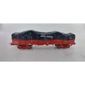 South African Model Trains : SAR  Coal Hopper with Tarp (Lima Couplers)