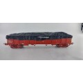 South African Model Trains : SAR BALJ Coal Hopper with Tarp (Lima Couplers)