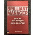 Brilliant Manager by Nic Peeling