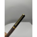 Vintage black and gold ballpoint pen