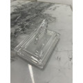 Glass fin lid, might be crystal