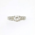 0.93ctw CZ Ring in 925 Sterling Silver- Size 7.5