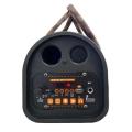 Powerful 5` Handbag Style Karaoke Stereo Speaker Bluetooth Wireless Sound Box + RGB Lights