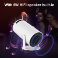 Latest Smart Android UHD Portable Projector + Built-in WIFI media streaming device + Pre-Loaded Apps
