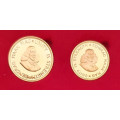 1977 Long Proof Set - with Gold R1 and R2