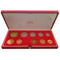 1981 Long Proof Set - with Gold R1 and R2