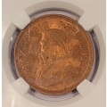 *Incredible* 1898 Sammy Marks Penny MS64RB