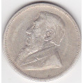 1895 2 shillings VF rare coin
