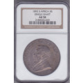 1892 pair of 5 shillings Double  and Single Shafts. NGC graded Both AU 58 .Very good invesment