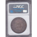 1892 pair of 5 shillings Double  and Single Shafts. NGC graded Both AU 58 .Very good invesment
