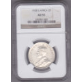 1928 Florin (2s) NGC graded AU55 Only 16  coins graded higher at NGC CV R9100