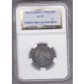 1926 1 shilling Sangs graded AU53.Ultra rare Only 4 grade higher at NGC