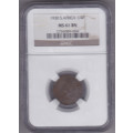 1930 farthing NGC graded MS 61 CV R19500 ULTRA RARE ONLY 6546 COINS MINTED