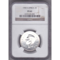 1950 two shillings NGC graded PF 63 CV R9750 Only 500 minted.Rare coin