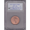 1940 half penny. Sangs graded MS 62 RD None graded red at NGC CV R4550 RARE!!!!