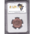 1951 half penny. Sangs graded MS64 RD  CV R4225 No RED coins graded at NGC