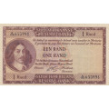 1962 Unc R1 banknote Signed by Gov G Rissik. Afr on top. RARE NOT