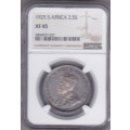 1925 half crown NGC  XF 45..CV R9750 Rare Coin