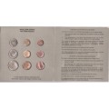 1989 Token brown set of 3rd Decimal series as issued by S A Mint