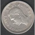 1948 UNION of SOUTH AFRICA 6 Pence in EF grade