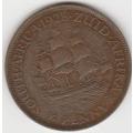 1928 UNION OF S A 1 Penny in EF+ grade Sought after VERY RARE IN HIGH GRADES