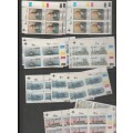 `1983-89- R S A complete 16 double pages of CB`s MNH in KABE album Album inclided