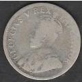 VERY RARE 1925 Union of S A silver 3d in F grade Herns Value VF R225 F R35 RARE COIN