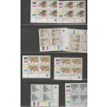 `1983-89- R S A complete 16 double pages of CB`s MNH in KABE album Album inclided