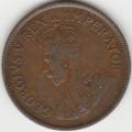 1931 Union of S A  half penny in EF grade NICE COIN