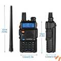 BAOFENG UV-5R Walkie Talkie VHF UHF Dual Band 5W Handheld Two Way Radio