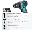 Multi-Function Power Tool Set Combination with Chargeable Cordless Drill