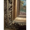 LANDSCAPE PAINTING IN A STUNNING ORNATE FRAME