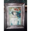 STUNNING GALLERY FRAMED PORTRAIT OF A LADY