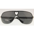 MOSCHINO Sunglasses - Semi-Rimless - Made in Italy - Love Yourself - R1 Start with NO Reserve