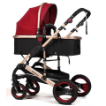 Original Belecoo Baby Stroller 2 in 1 Wine Red Color