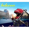 Original Belecoo Baby Stroller 2 in 1 Wine Red Color