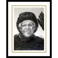 Petros Mwenga ~ Rising Star ~  High US$ Investment Value!! Framed and ready to hang!