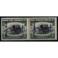 SWA 1926-27 Pictorials of SA ovptd 5s pair VF LMM