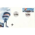 SWA 1977 JG Strijdom Airport FDC with variety - `Bullethole in window` flaw