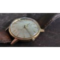 Highly Collectable Vintage Gentleman`s Zenith Automatic18 carat Gold Watch Swiss Made