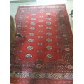Persian rug Stunning Mori Bokhara red 2by 1.45 m