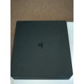 PS4 500GB SLIM CONSOLE + 1 CONTROLLER + 2 GAMES  (LIKE NEW, 4 MONTHS OLD WITH GUARANTEE SLIP)