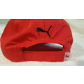 Puma one size major leagur baseball cap--red