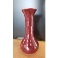 beautiful ox blood red glaze vase
