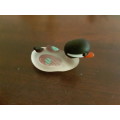 frosted glass miniature duck