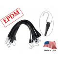 EPDM rubber tarp straps