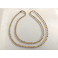 9 CT SOLID GOLD NECKLACE CHAIN, ITALIAN MADE, LIKE NEW