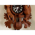 Very Big Antique Cuckoo Clock from West Germany, 24 Hour Winding, Like New