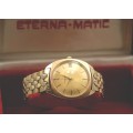 Vintage Eterna Matic 3000 Automatic Men`s Watch, cal. 1456 U, Good Working Conditions